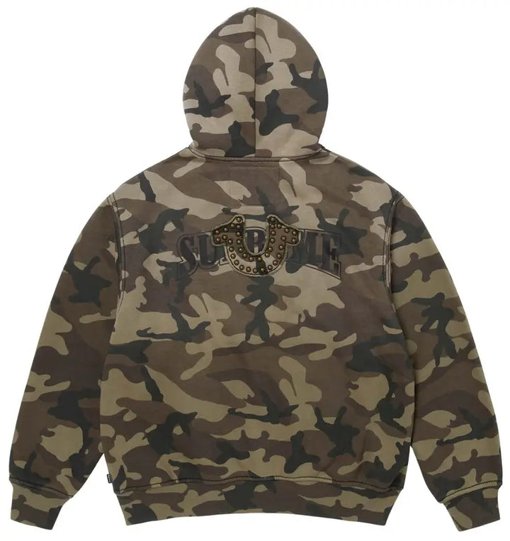Supreme x True Religion Zip Up Hoodie Camo