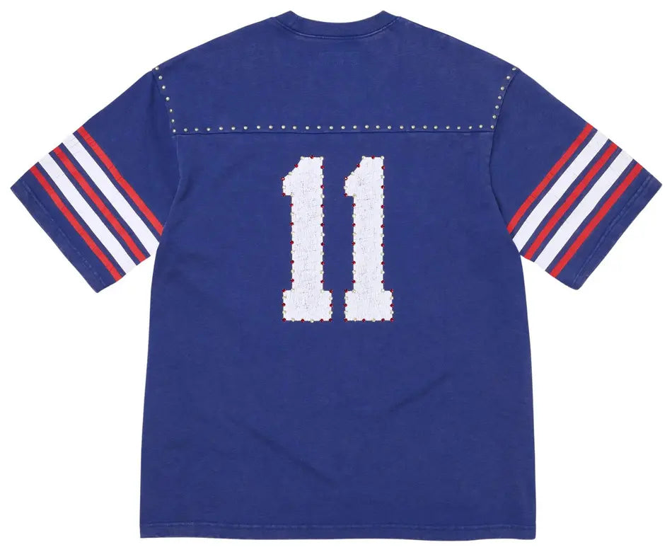 Supreme Studded Short Sleeve Top Blue