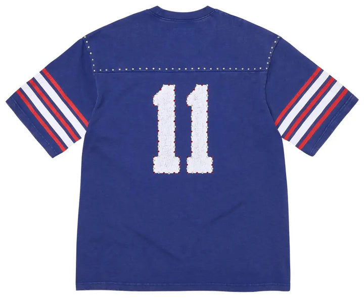 Supreme Studded Short Sleeve Top Blue