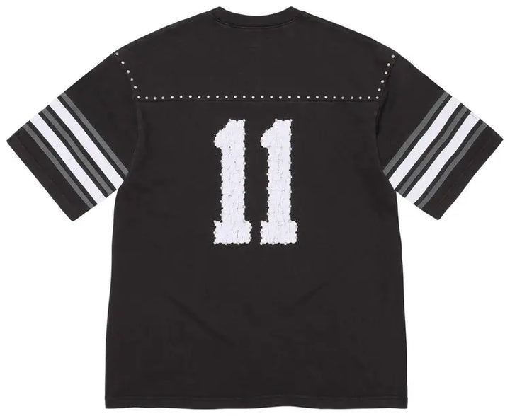 Supreme Studded Short Sleeve Top Black
