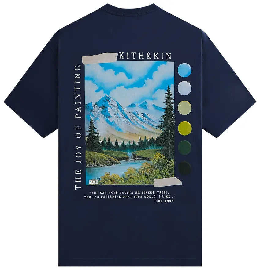 Kith x Bob Ross Purpose T Shirt Nocturnal