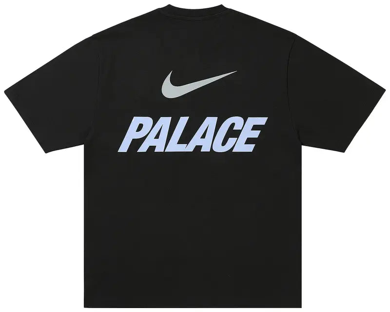 Palace x Nike T Shirt Front Swoosh Black