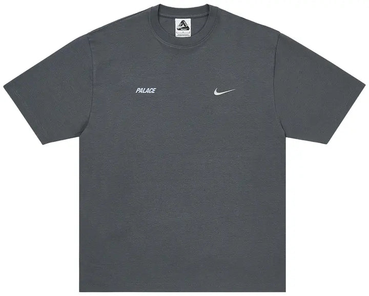 Palace x Nike T Shirt Front Swoosh Charcoal