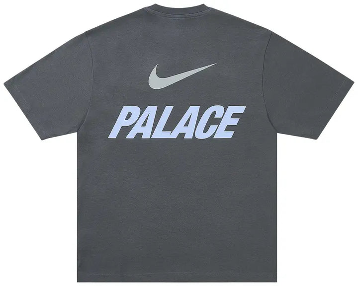 Palace x Nike T Shirt Front Swoosh Charcoal