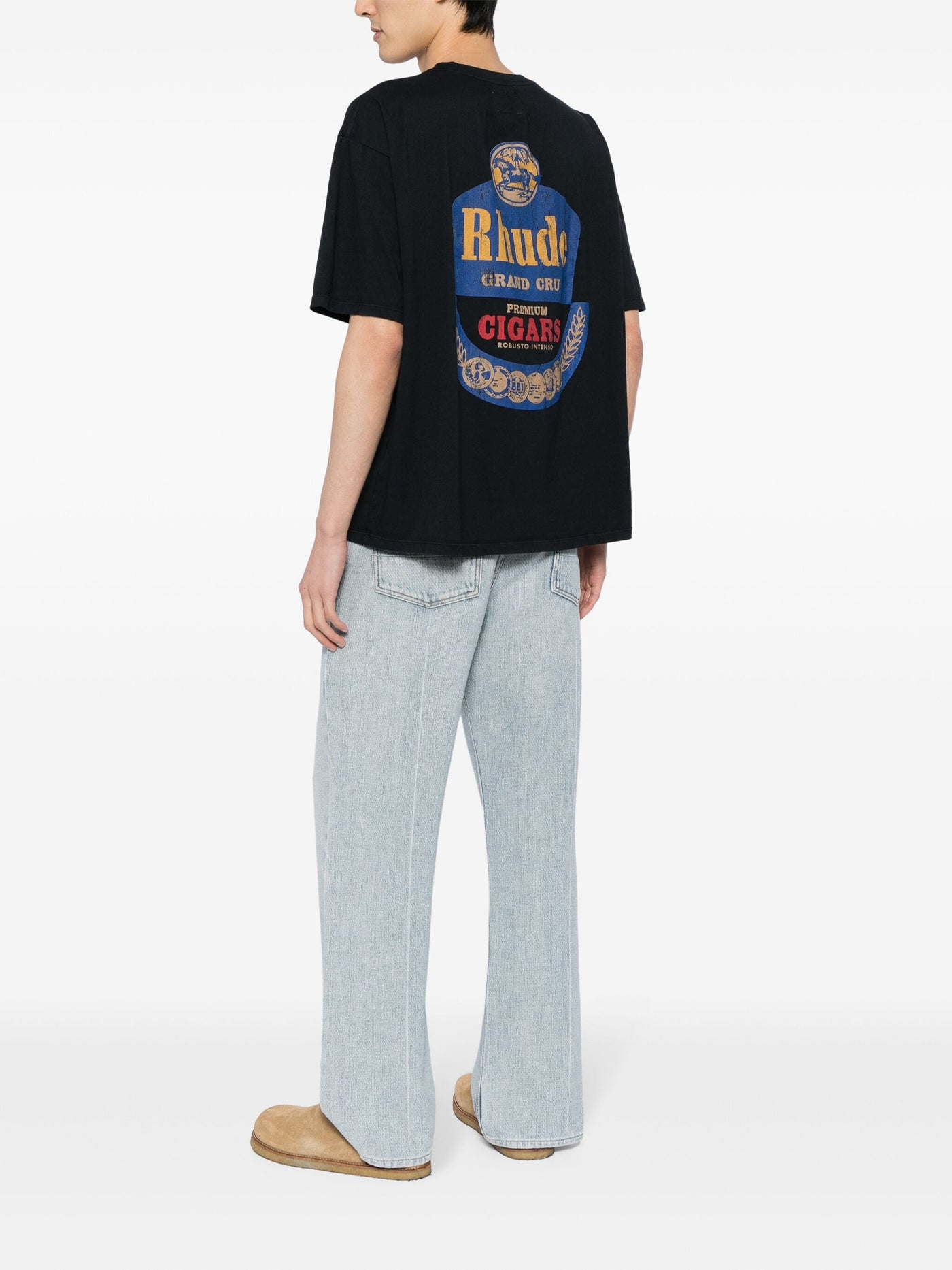 Rhude T Shirt Grand Cru Black