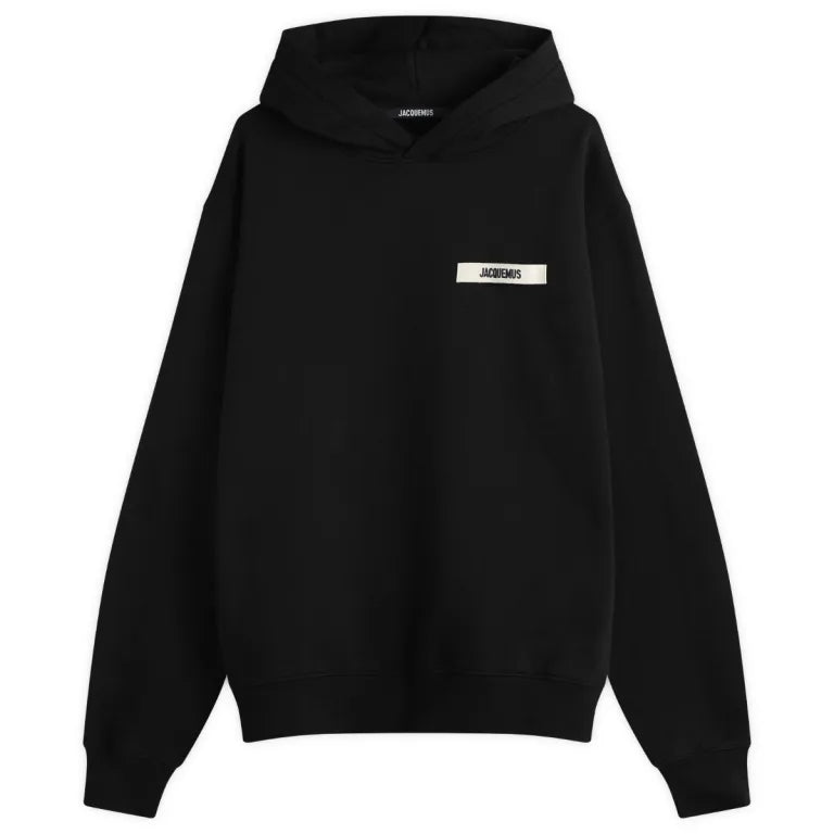 Jacquemus Hoodie Gros Grain Black