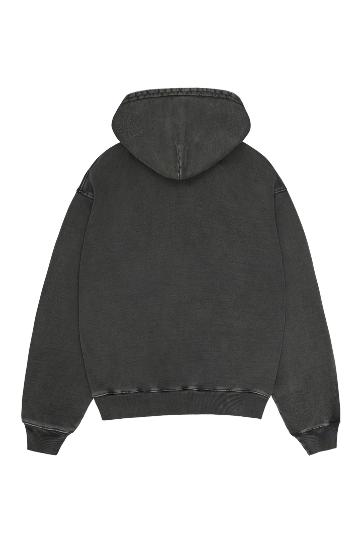 Broken Planet Basics Washed Soot Black Hoodie