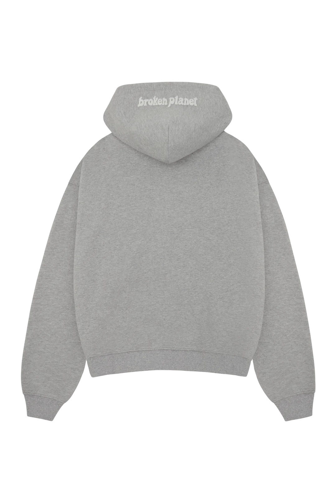 Broken Planet Market Heather Grey Zip Up Hoodie