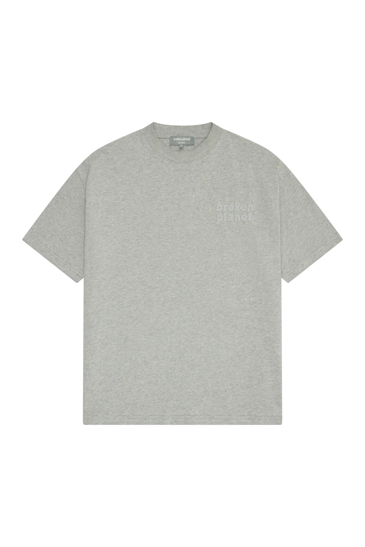 Broken Planet Market Basics Heather Grey T Shirt