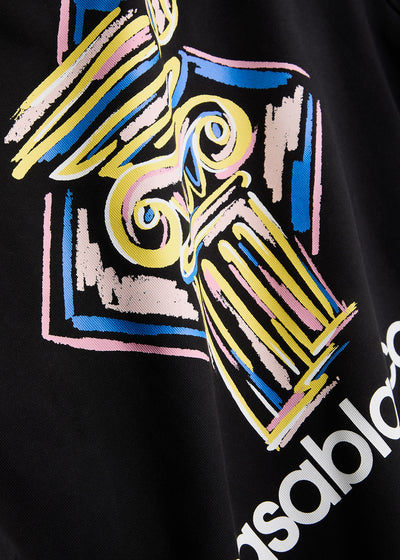 Casablanca T Shirt Diamond Column Black
