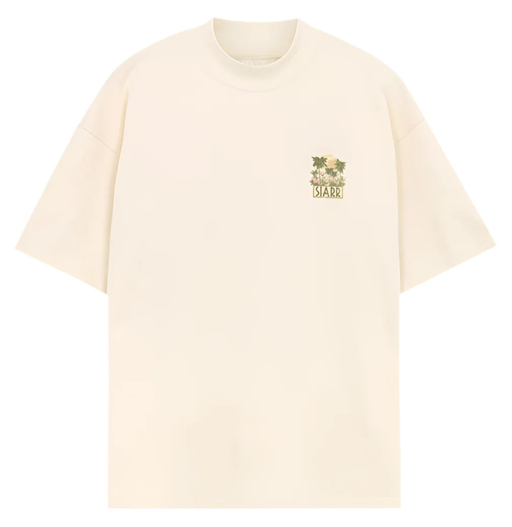SIARR Palm T Shirt Beige