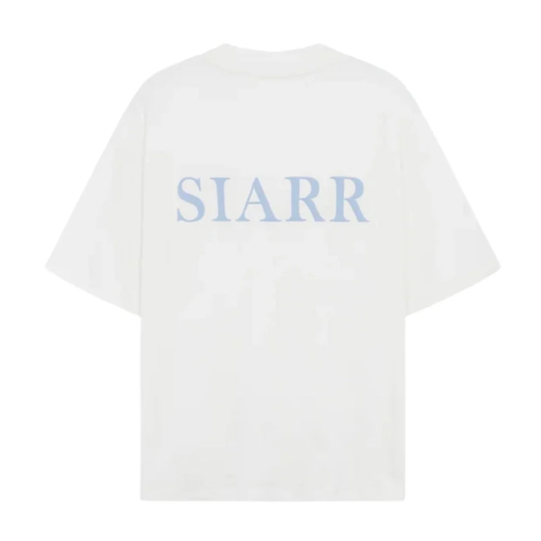 SIARR Puff T Shirt White Blue