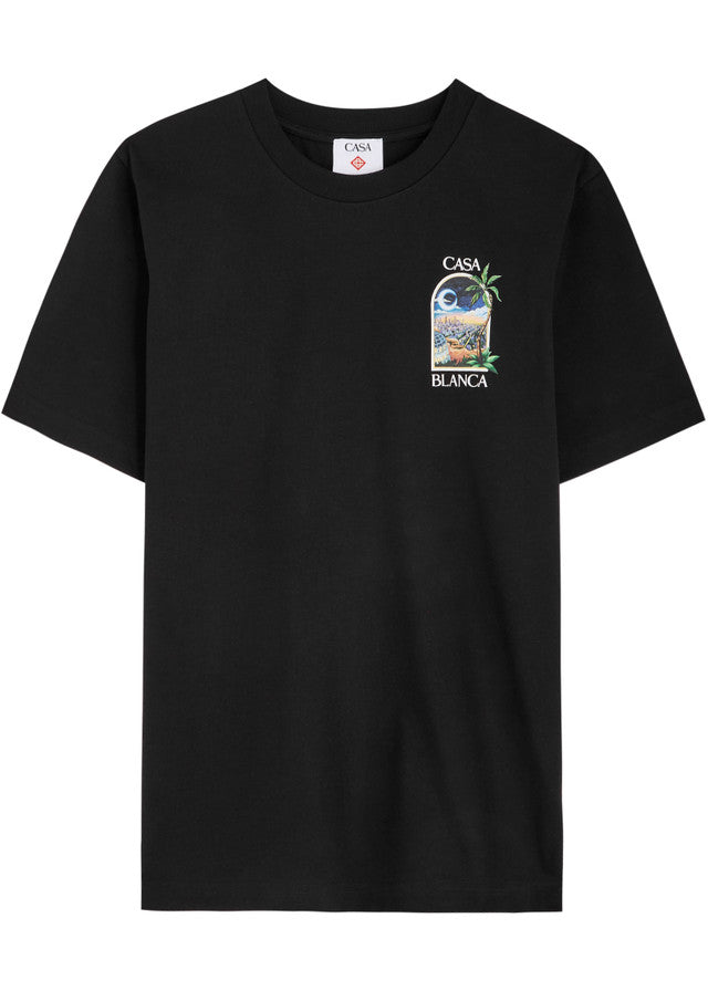 Casablanca T Shirt LA Night Black