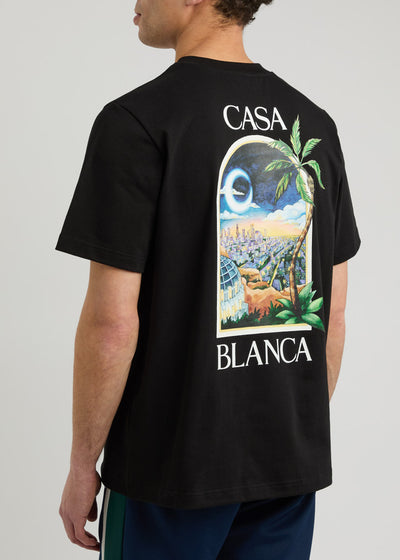 Casablanca T Shirt LA Night Black