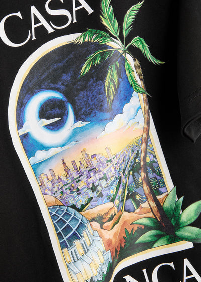 Casablanca T Shirt LA Night Black