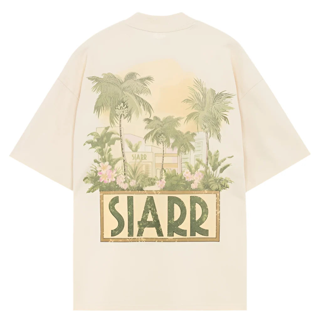 SIARR Palm T Shirt Beige