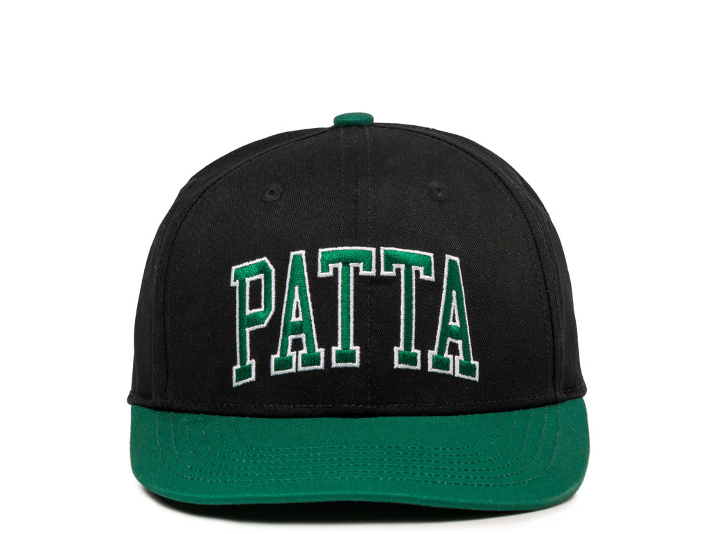 Patta Arc Logo Snapback Cap Black