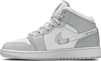 Nike Jordan 1 Mid Grey Camo GS