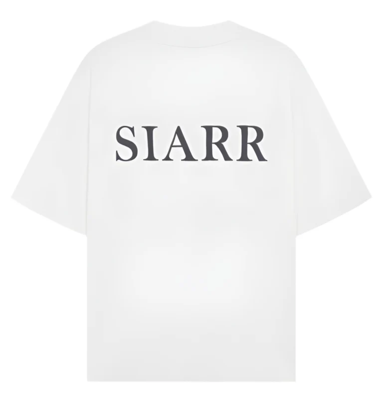 SIARR Puff T Shirt White Black
