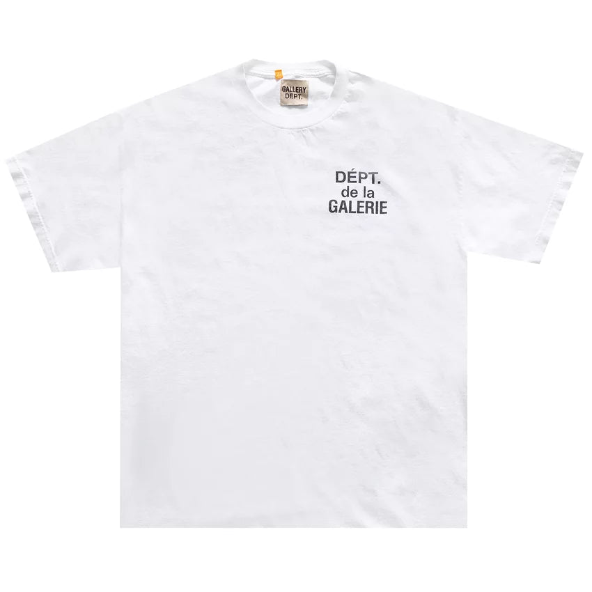 Gallery Dept T Shirt French Branded Print White