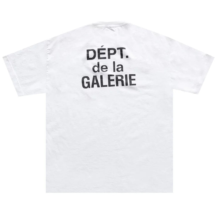 Gallery Dept T Shirt French Branded Print White
