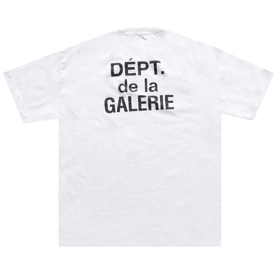 Gallery Dept T Shirt French Branded Print White