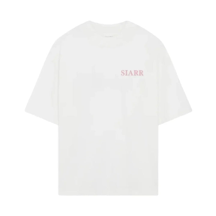 SIARR Puff T Shirt White Pink
