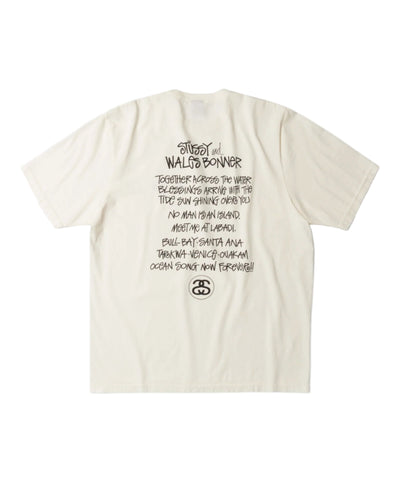 Stussy x Wales Bonner T Shirt Ocean Song Ivory