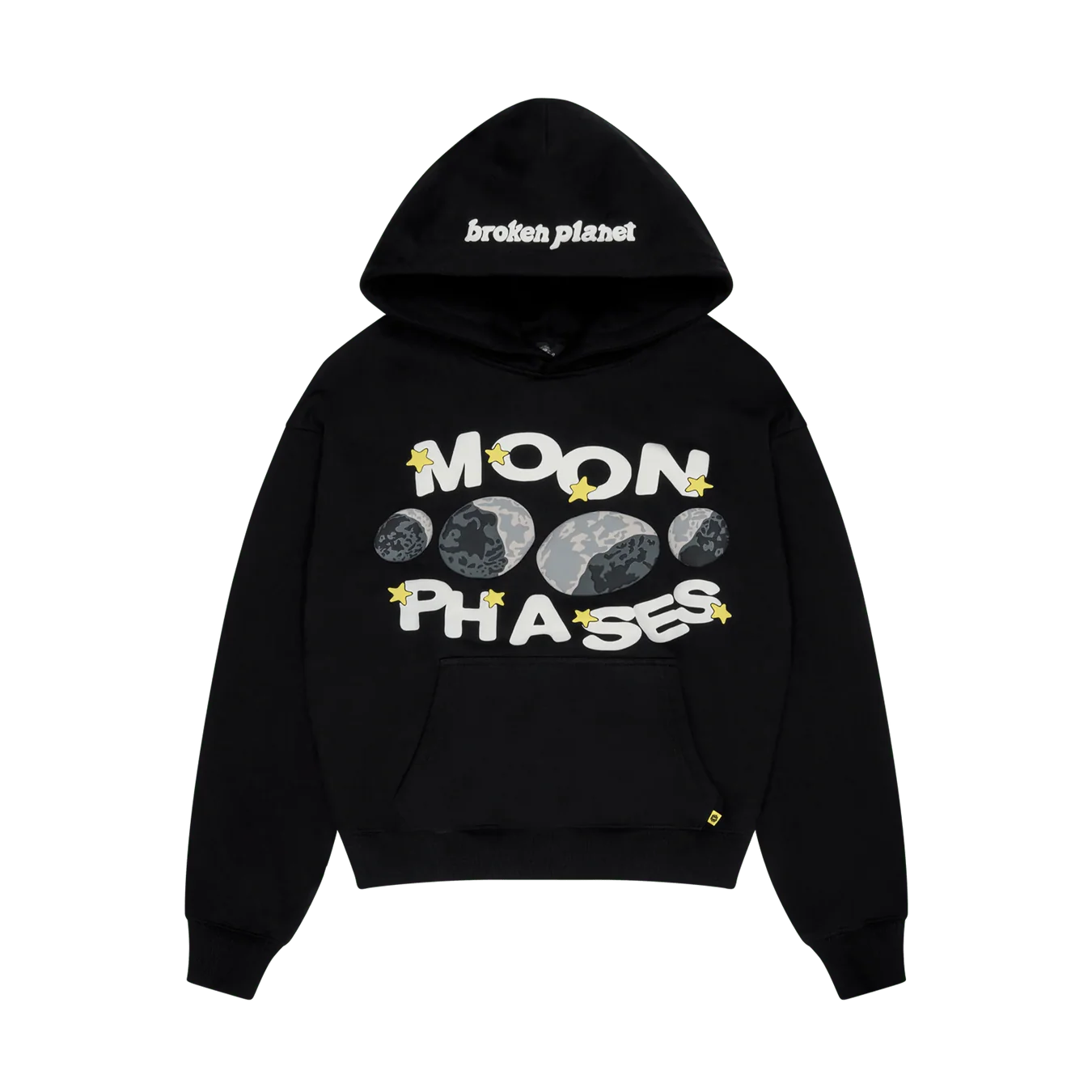 Broken Planet Hoodie Moon Phases Midnight Black