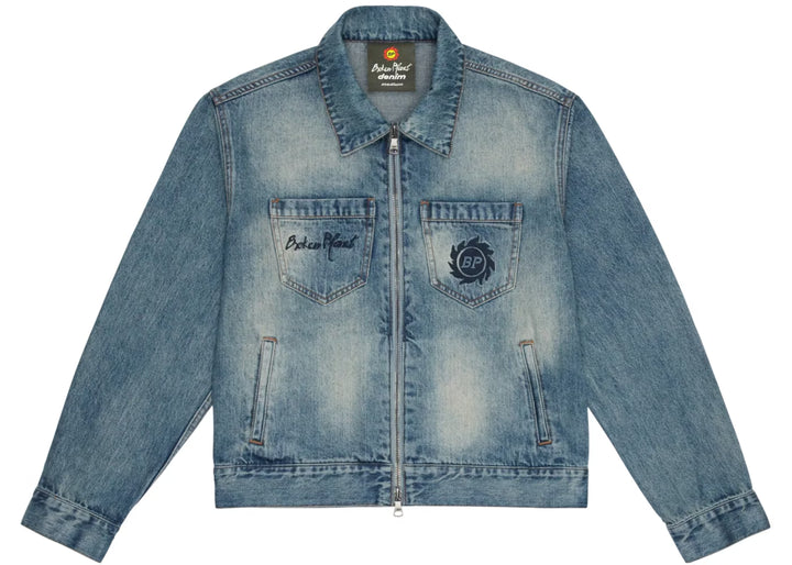 Broken Planet Denim Jacket Washed Blue