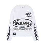 SIARR Speedway Long Sleeve T Shirt White