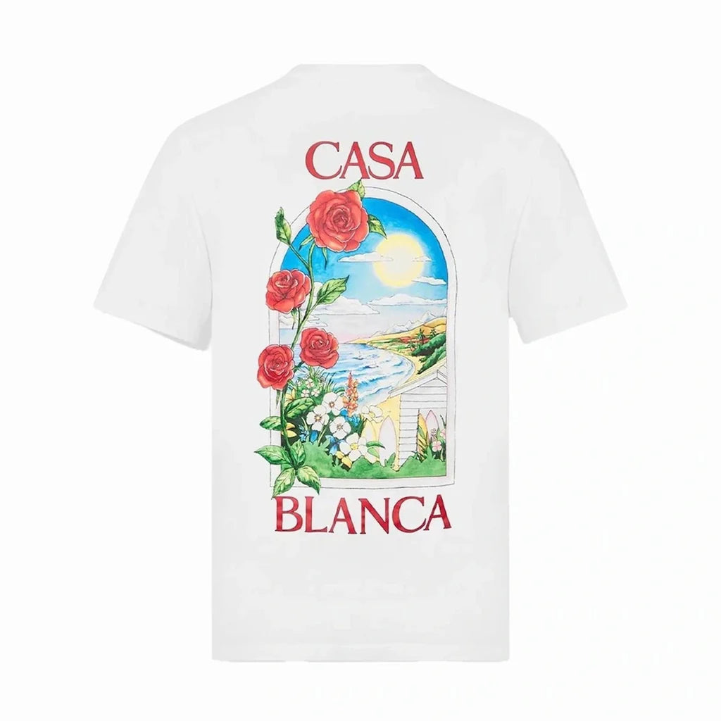Casablanca T Shirt LA Days White