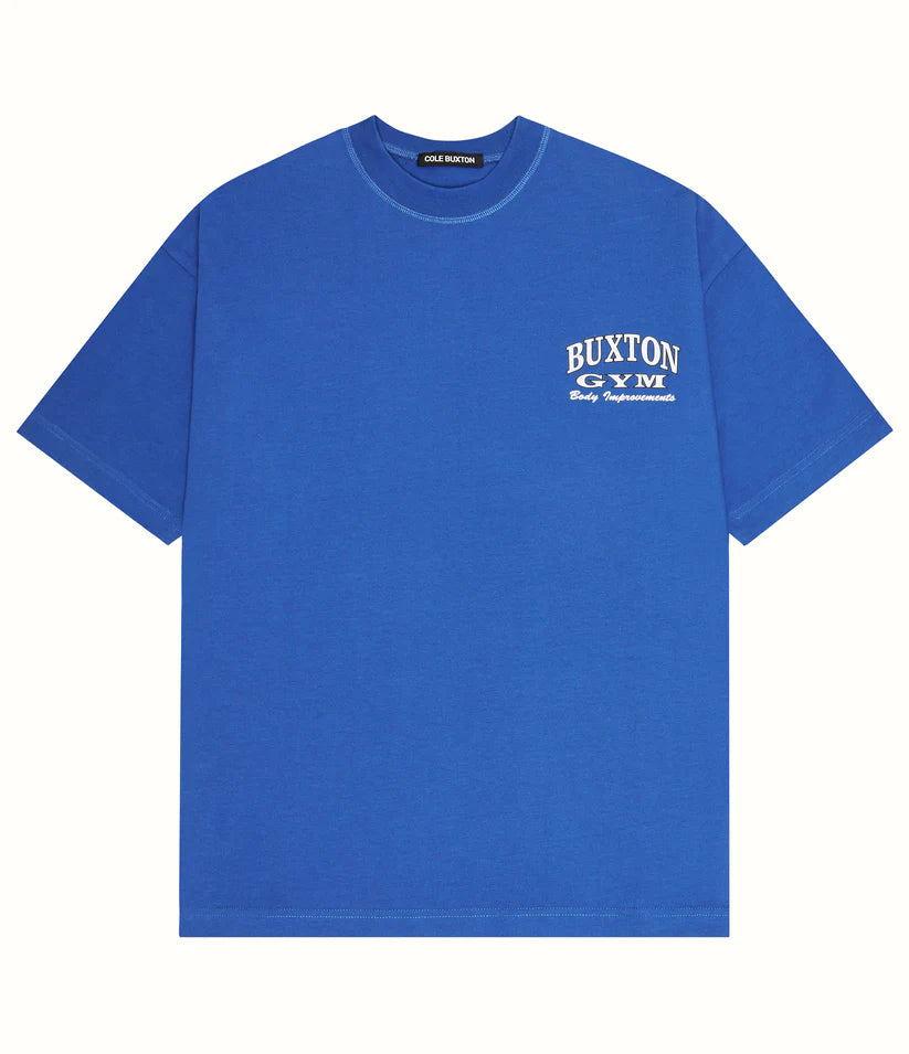 Cole Buxton T Shirt Gym Body Improvements Cobalt Blue