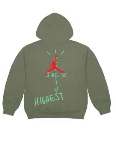Nike Jordan x Travis Scott Highest in The Room Hoodie Green
