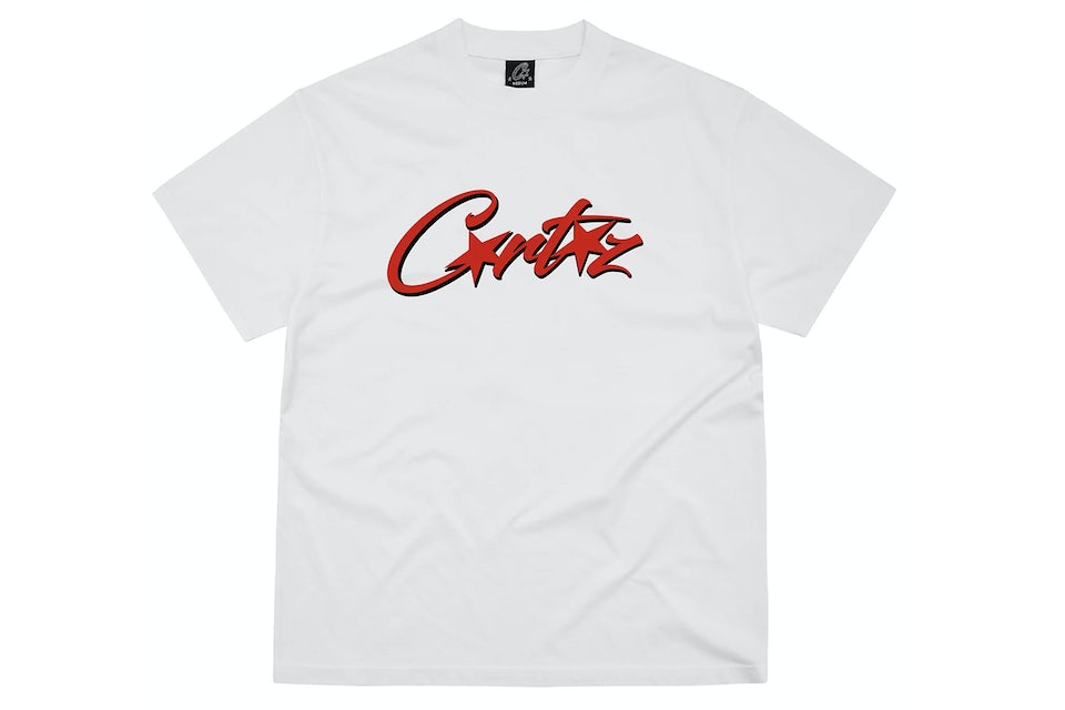 Corteiz T Shirt OG Allstarz White & Red