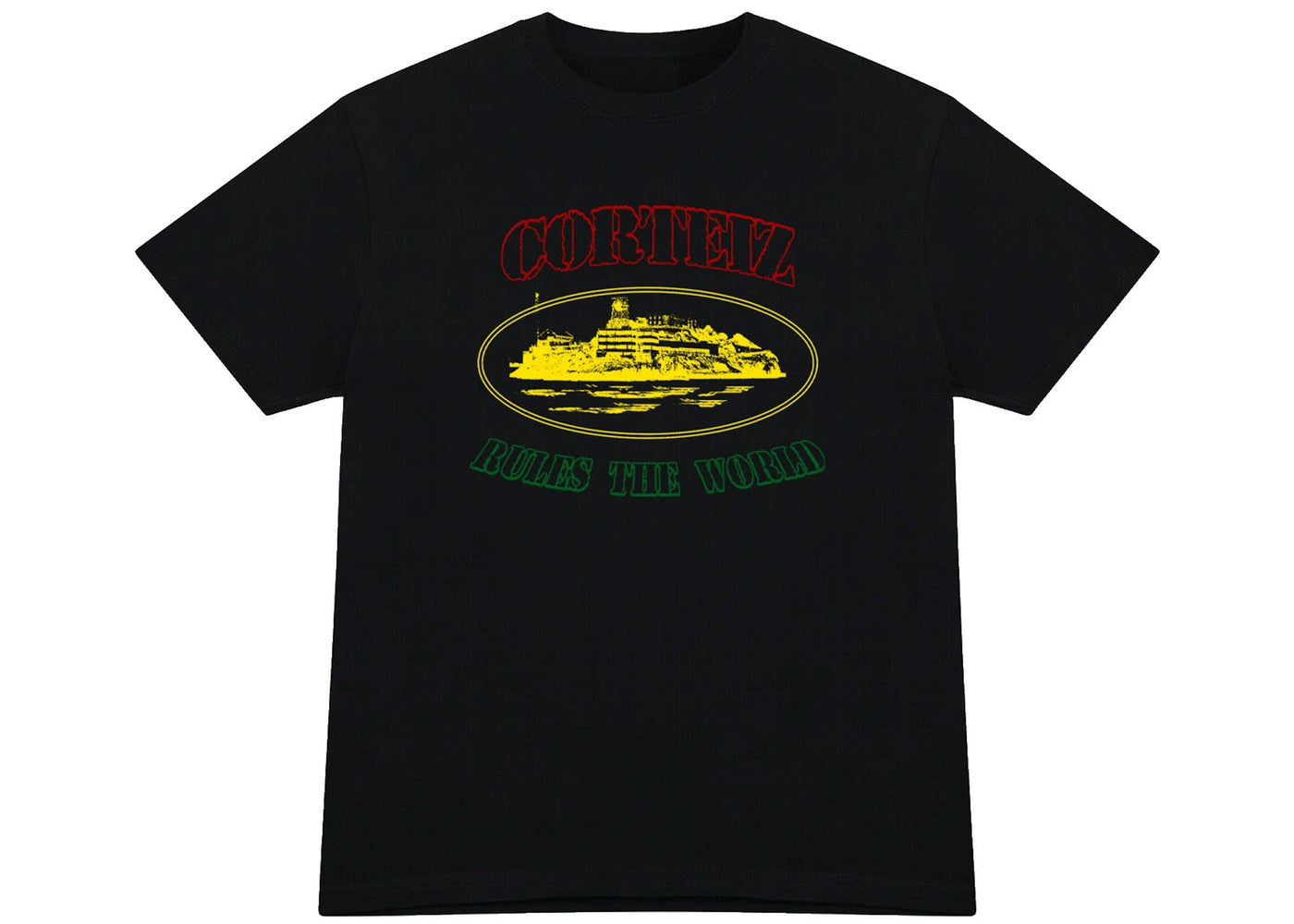 Corteiz T Shirt OG Carni Alcatraz Black