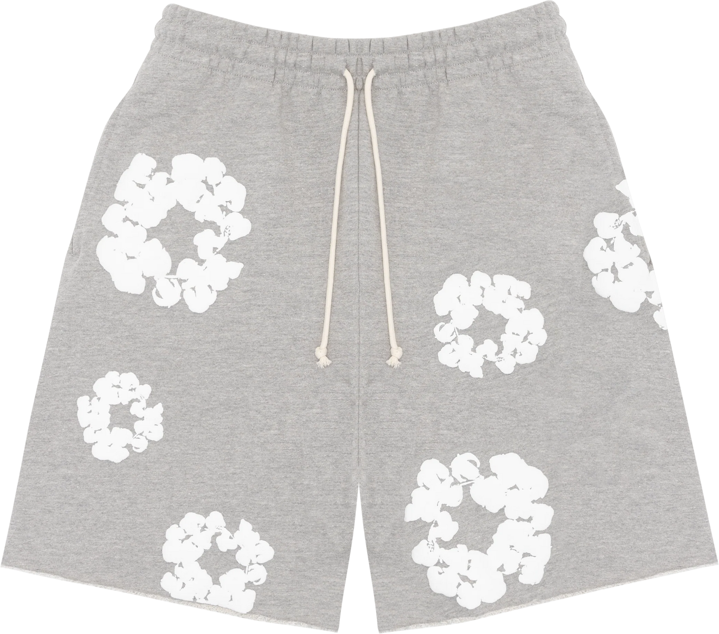 Denim Tears Shorts Cotton Wreath Grey