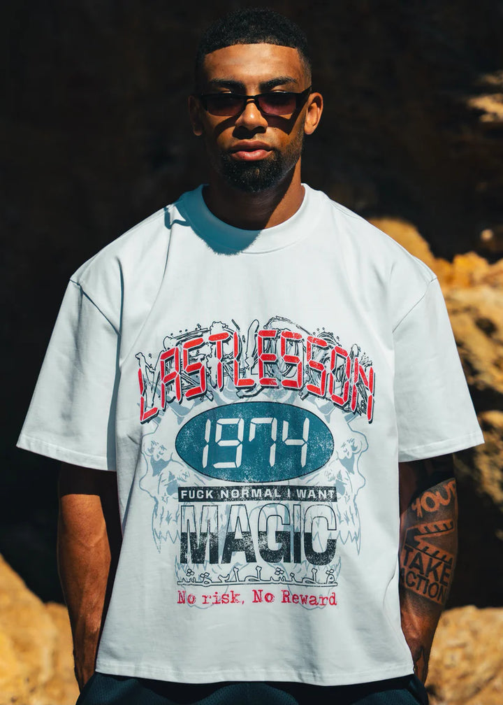 Last Lesson Magic T Shirt White