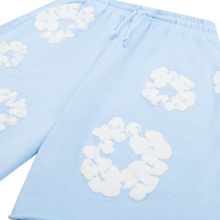 Denim Tears Shorts Cotton Wreath Powder Blue