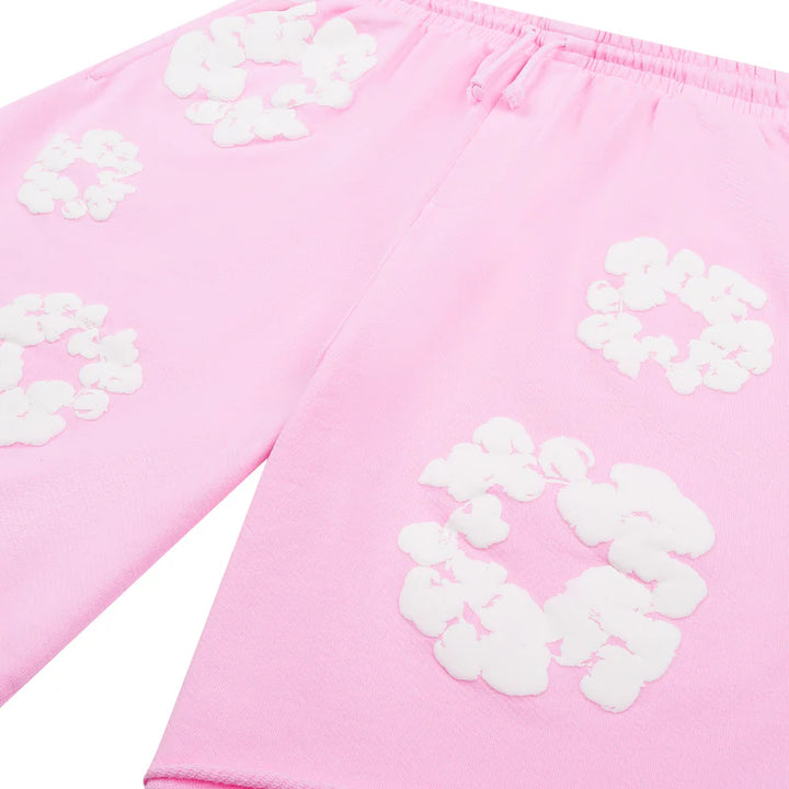 Denim Tears Shorts Cotton Wreath Powder Pink