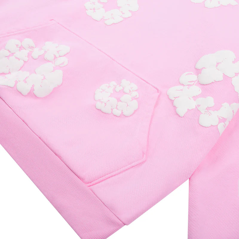 Denim Tears Hoodie Cotton Wreath Powder Pink