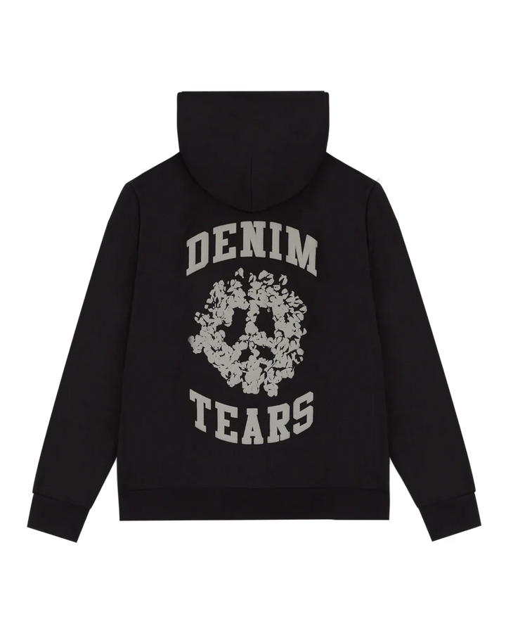 Denim Tears Hoodie Zip Up University Black