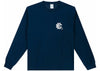 Eric Emanuel Long Sleeve T Shirt Navy/White