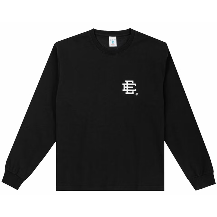 Eric Emanuel Long Sleeve T Shirt Black/White