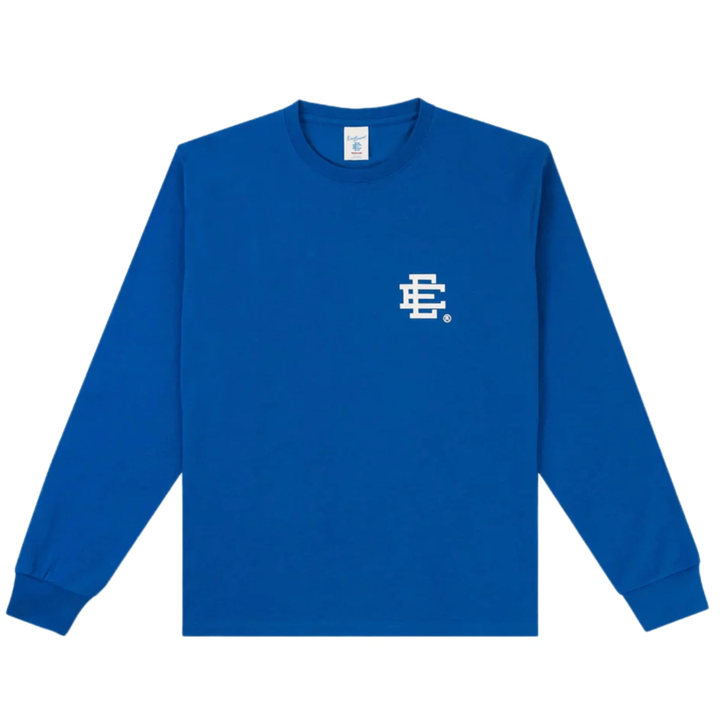 Eric Emanuel Long Sleeve T Shirt Blue/White