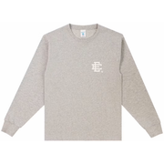 Eric Emanuel Long Sleeve T Shirt Grey/White