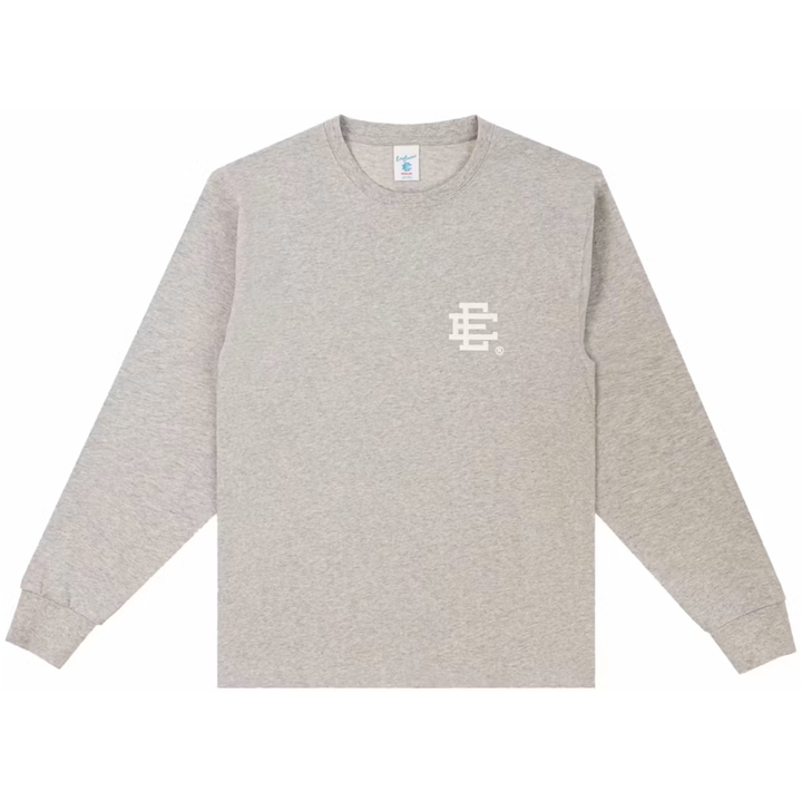 Eric Emanuel Long Sleeve T Shirt Grey/White