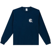 Eric Emanuel Long Sleeve T Shirt Navy/White