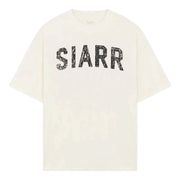 SIARR Scribble T Shirt White Black