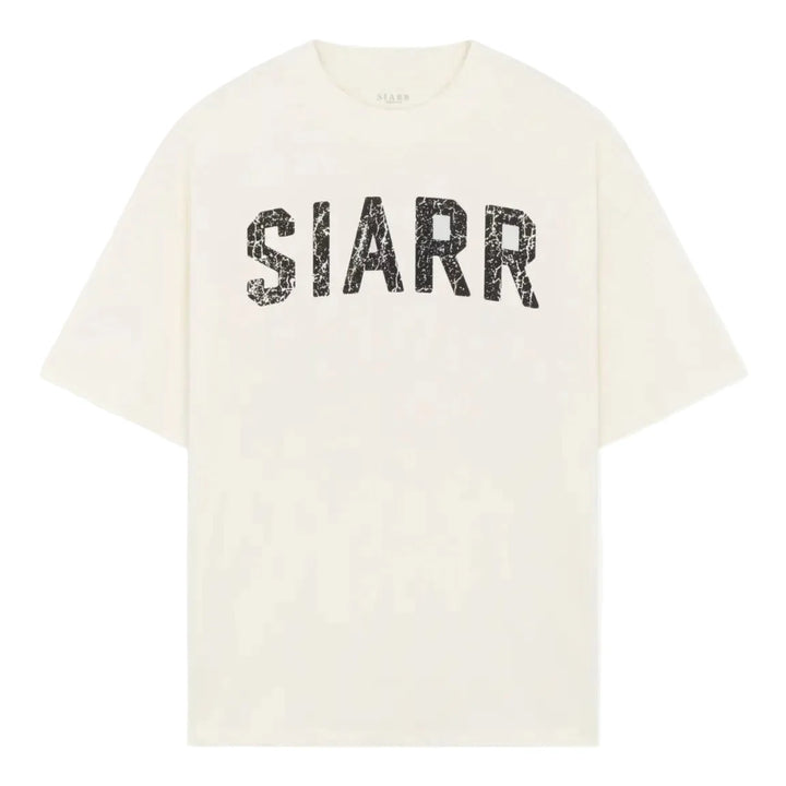 SIARR Scribble T Shirt White Black